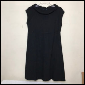 Halloween Witchy Flared Sleeveless Cowl Neck Ponte Knit Stretch Dress Sz M